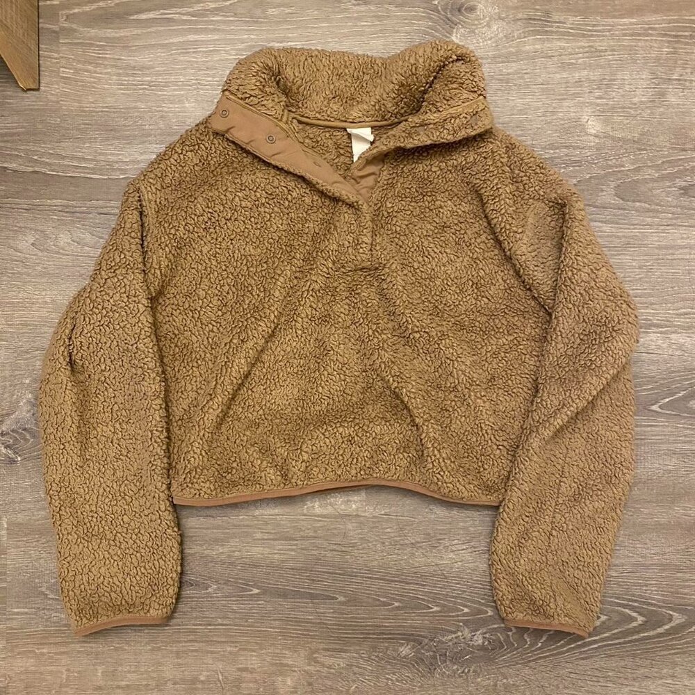H&M Women's Brown and Tan Jumper